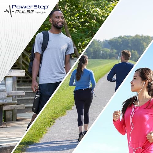 Miniatura 5 de Powerstep Pulse 34 Length Insoles - Arch Pain Relief Orthotics for Cleats & Tight-Fitting Shoes - Athletic Arch Support Inserts for Plantar