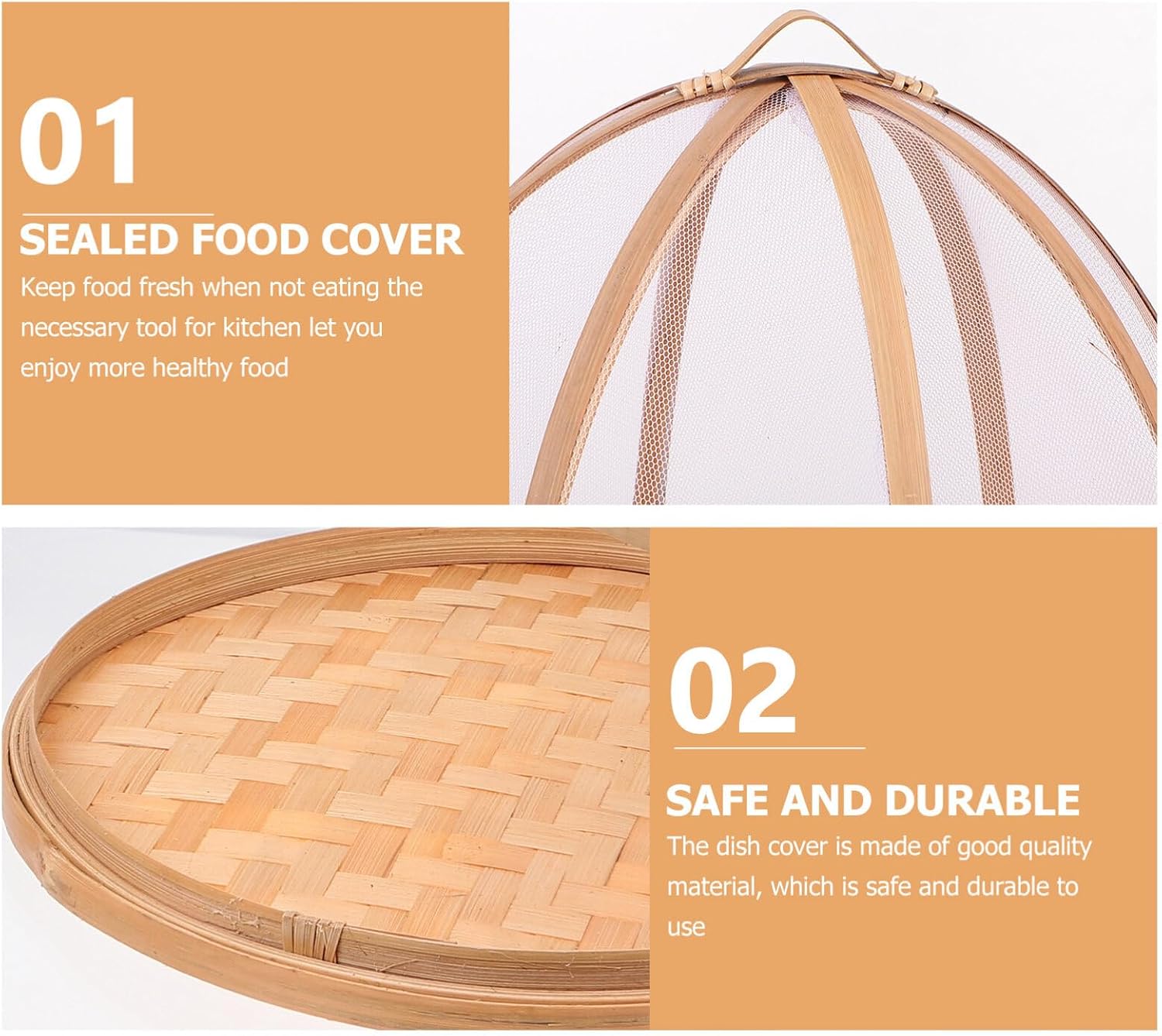 Cabilock 1pc Food Storage Cover High Density Gauze Dish Cover for Kitchen Use Shape for Outdoor Parties Picnics and Food