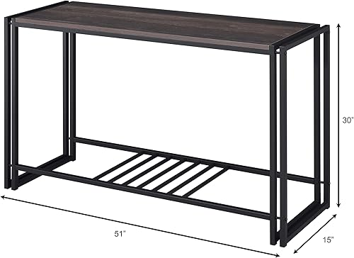 Miniatura 3 de Proman Products Santa Fe SofáConsola Mesa, Marrón Oscuro