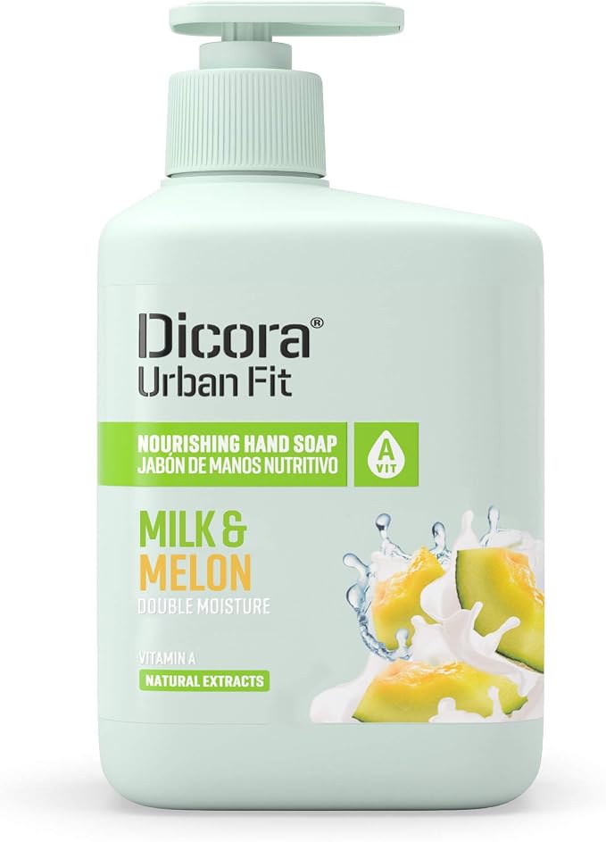 Dicora Urban Fit Handseife Vitamin B | 500 Ml Mit Mandel & Nuss-Duft, Extra Pflegend