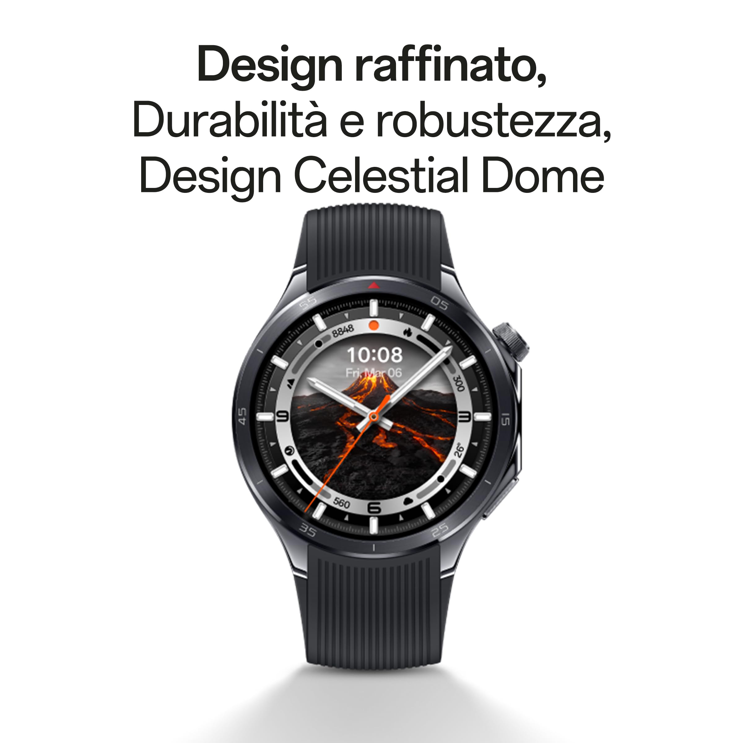OPPO Watch X2 Smartwatch – Pantalla AMOLED 1.5” | Batería hasta 16 días | Google Apps & Wear OS | ECG, SpO2 & 100+ deportes | Resistente IP68 & 5ATM - Negro