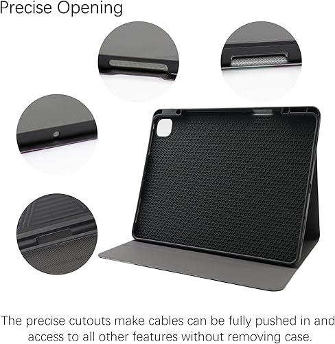 Miniatura 7 de Berkin Arts Funda para iPad Pro de 12.9 pulgadas 2022 (6. generación)2021 (5 generación)iPad Air 6 2024 (M2), funda de cuero de primera calidad,