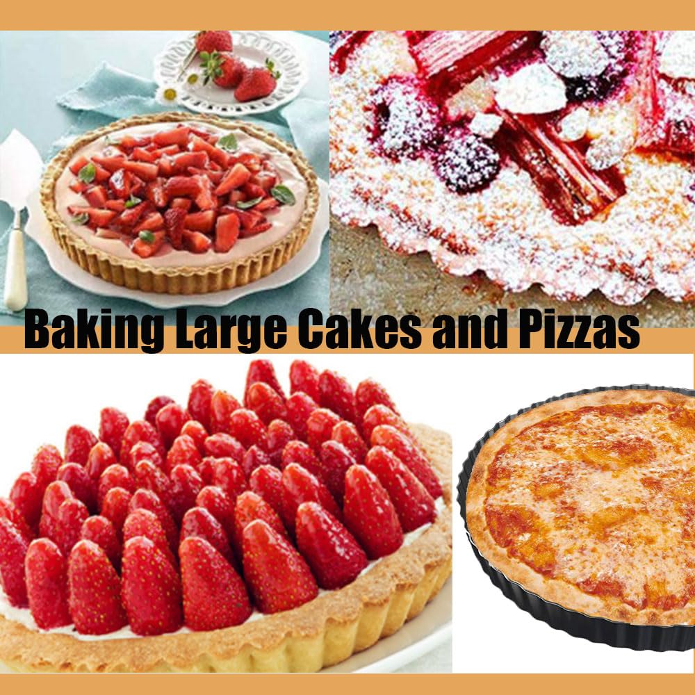 DATANYA 9 Inch Tart Pan - Non-Stick, Removable Bottom -7 DATANYA 9 Inch Tart Pan - Non-Stick, Removable Bottom -7