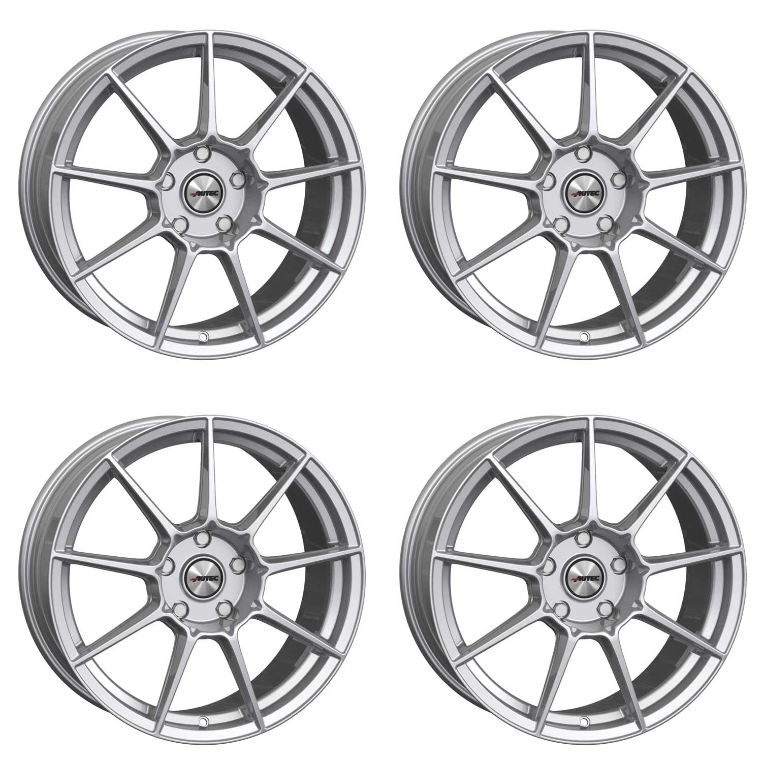 Amazon.com: 4x AUTEC alloy rims CLUBRACING 7.5x17 ET20 4x108 Hyper