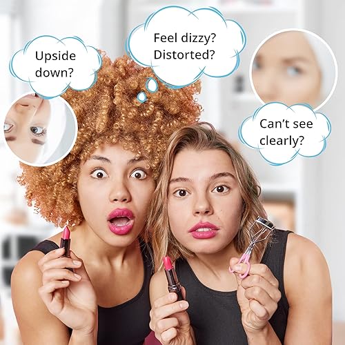 Miniatura 5 de Fabuday Espejo de aumento de 15 veces con luz versión mejorada 2021 espejo de maquillaje iluminado con aumento espejo aumentado LED para baño con