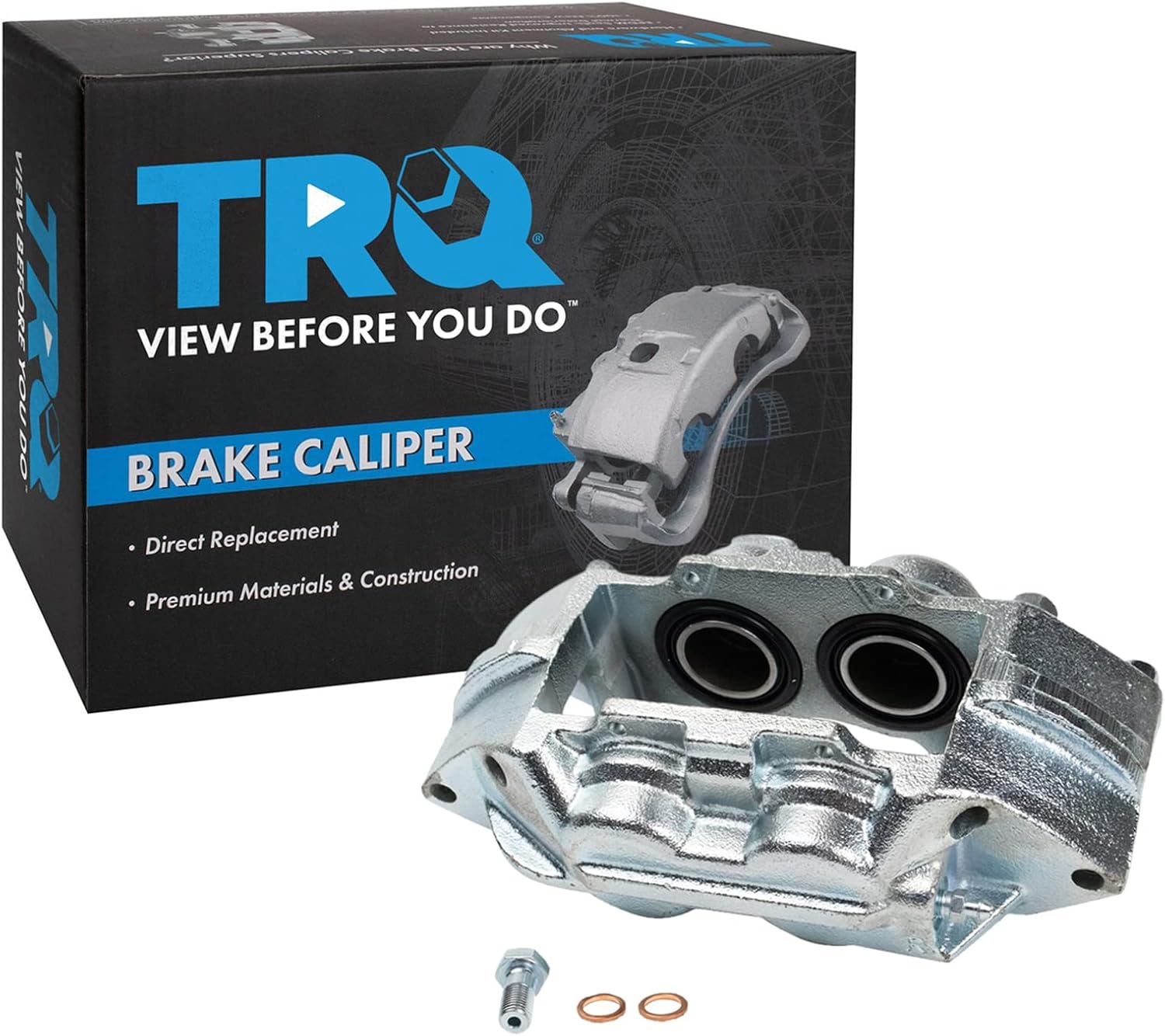 TRQ Front Right Brake Caliper Passenger Side Compatible with 2015-2019 Chevrolet Colorado GMC Canyon