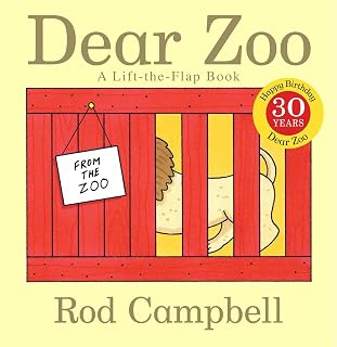 Dear Zoo Lift-the-Flap Book by Rod Campbell - Classic Interactive Toddler Animal Adventure