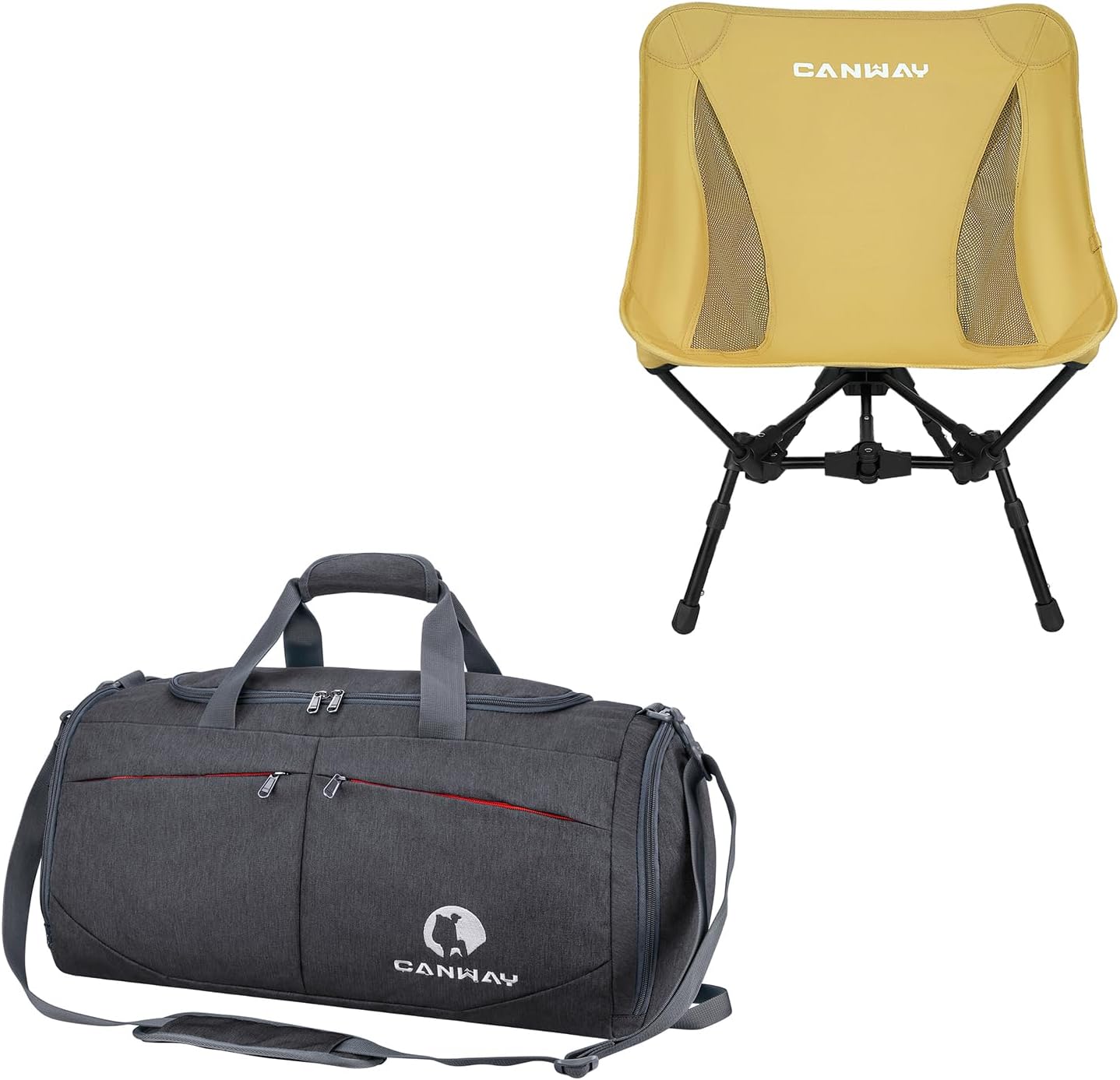 Canway Travel Duffel bag with Wet Pocket & Shoes