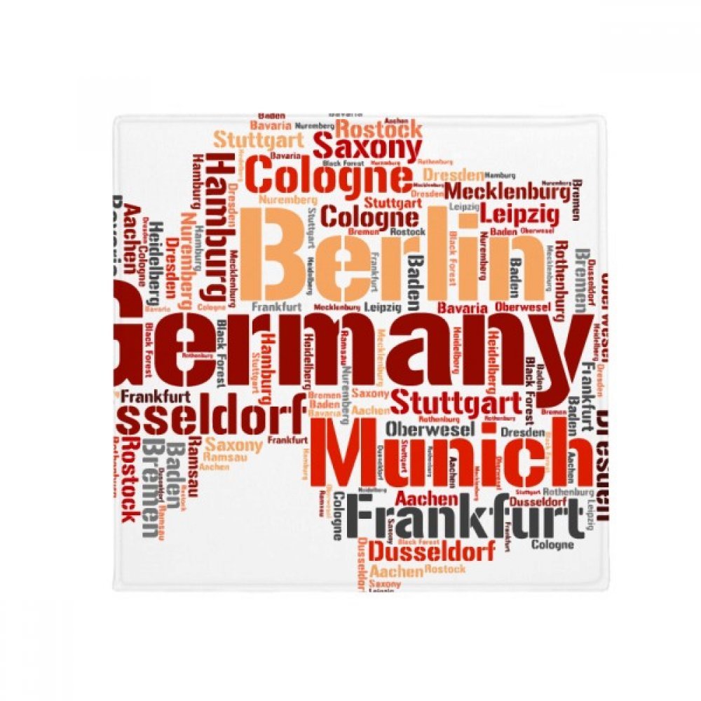 Tapis de sol anti-dérapant cuisine et entrée motif Allemagne 80cm