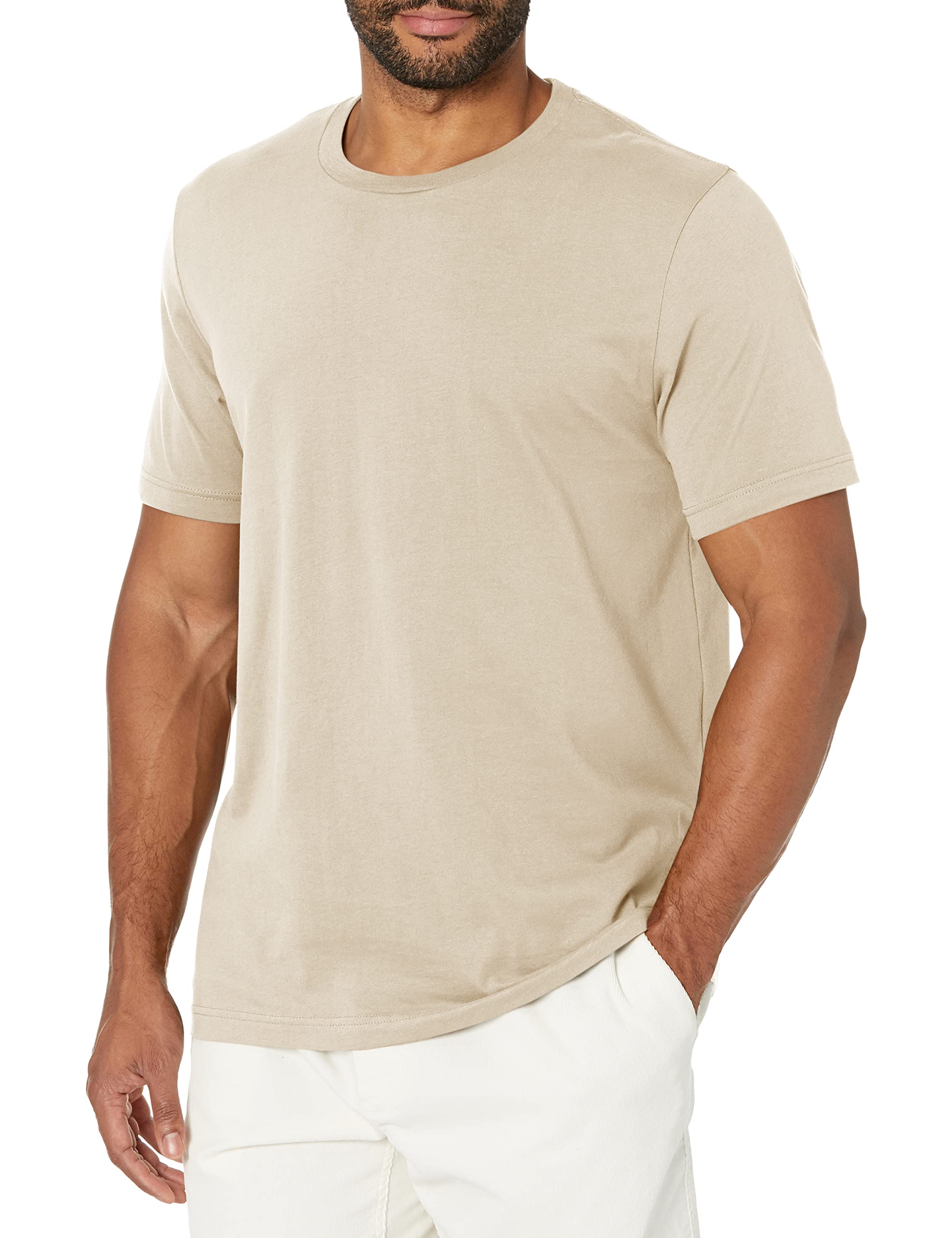 Mens Airlume Cotton Crew Tee