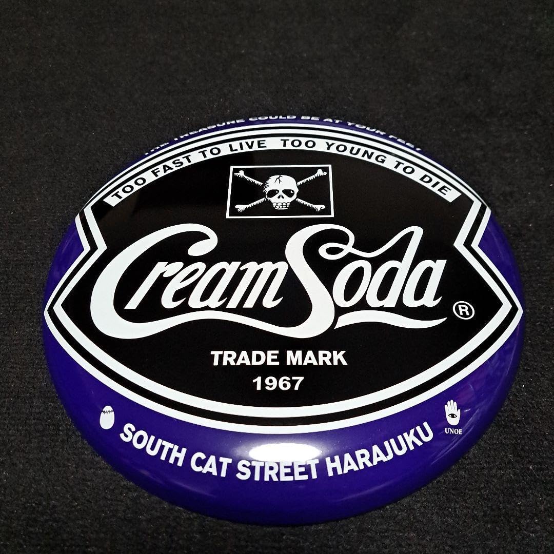 CREAM SODA 缶プレート スカルデザイン FVRCKHDJ 楽天市場】CREAM SODA