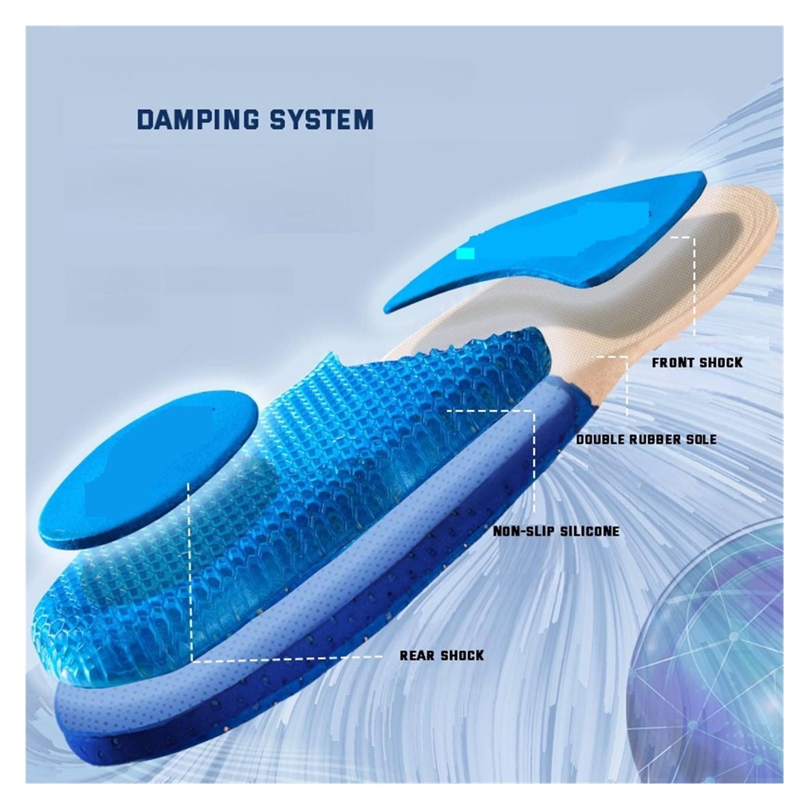 Solette Ortopediche Solette ortopediche for supporto dell'arco plantare in silicone