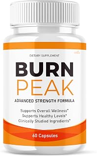 Burn Peak Capsules, BurnPeak Loss Support Formula Supplement Pills Natural Vitamin Maximum Energy Pre Workout Booster Healthy Digestion Sexy Slim Body Wellness Sculpt Reviews Pastillas (60 capsules)