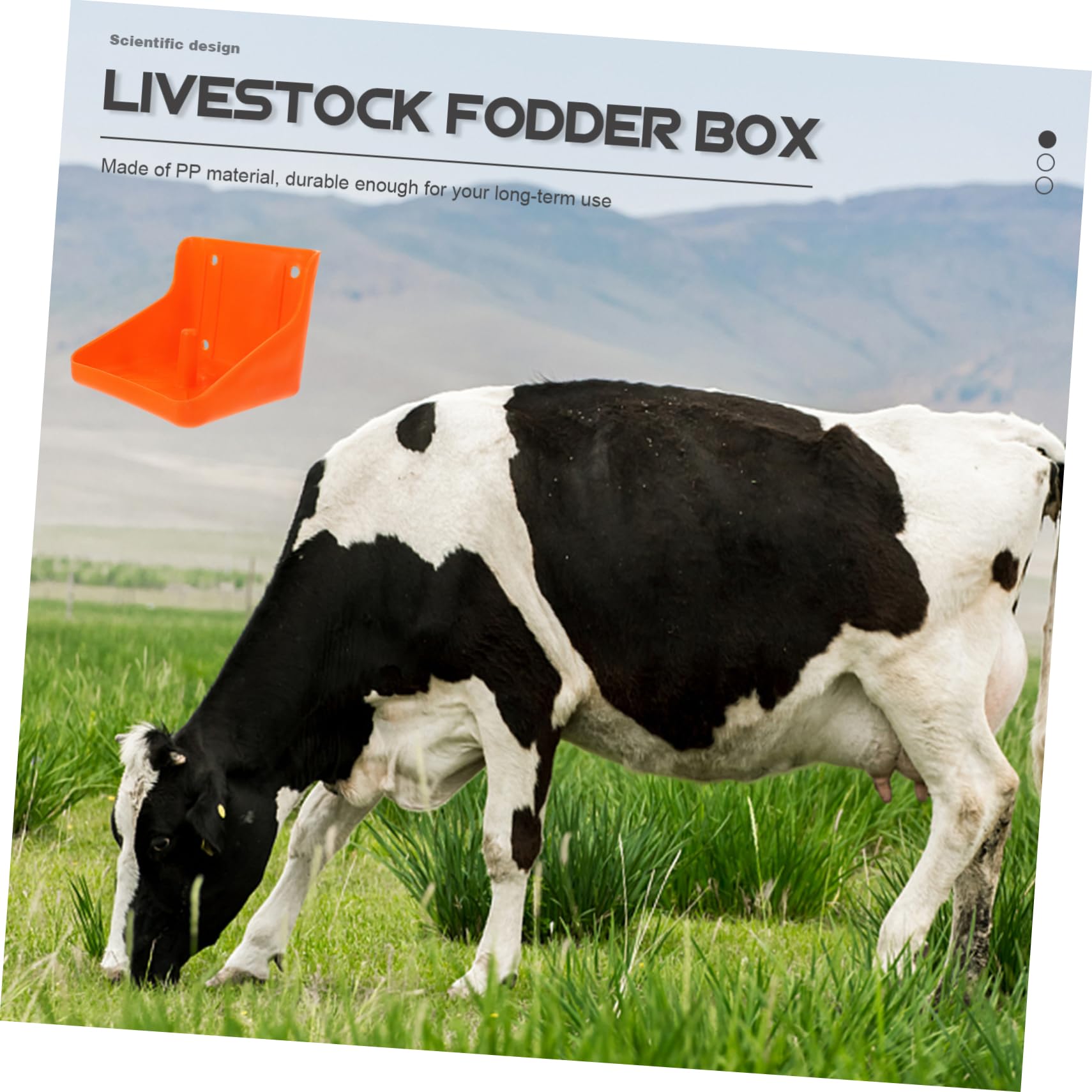 3 Supports à Blocs De Sel Pour Bétail - Plastique Rouge, 17x16,5x14 Cm - Pour Vaches, Moutons, Chevaux - Mangeoire Pratique Ferme - 6