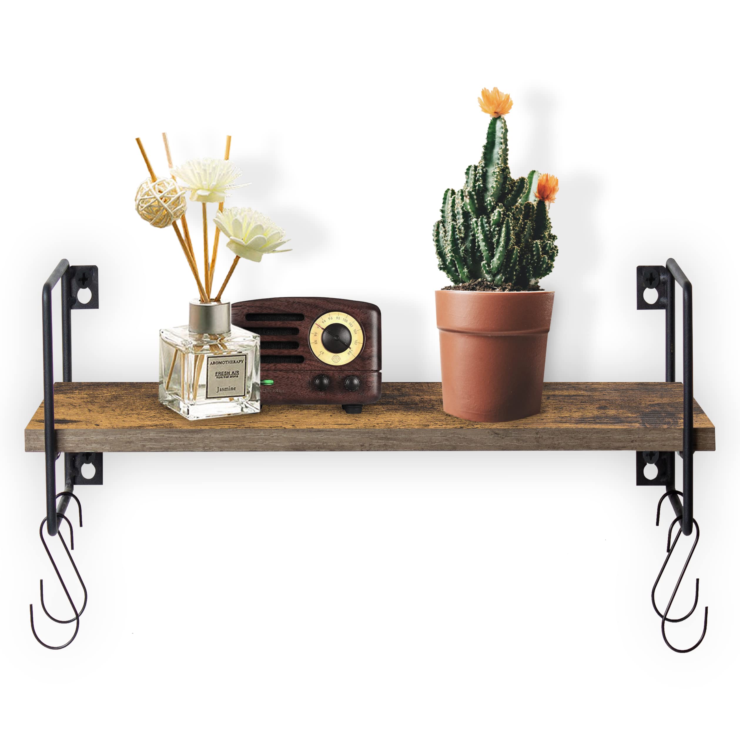 Buy Vagusicc Floating Shelves Wall ed, Rustic Kitchen Hanging Rack