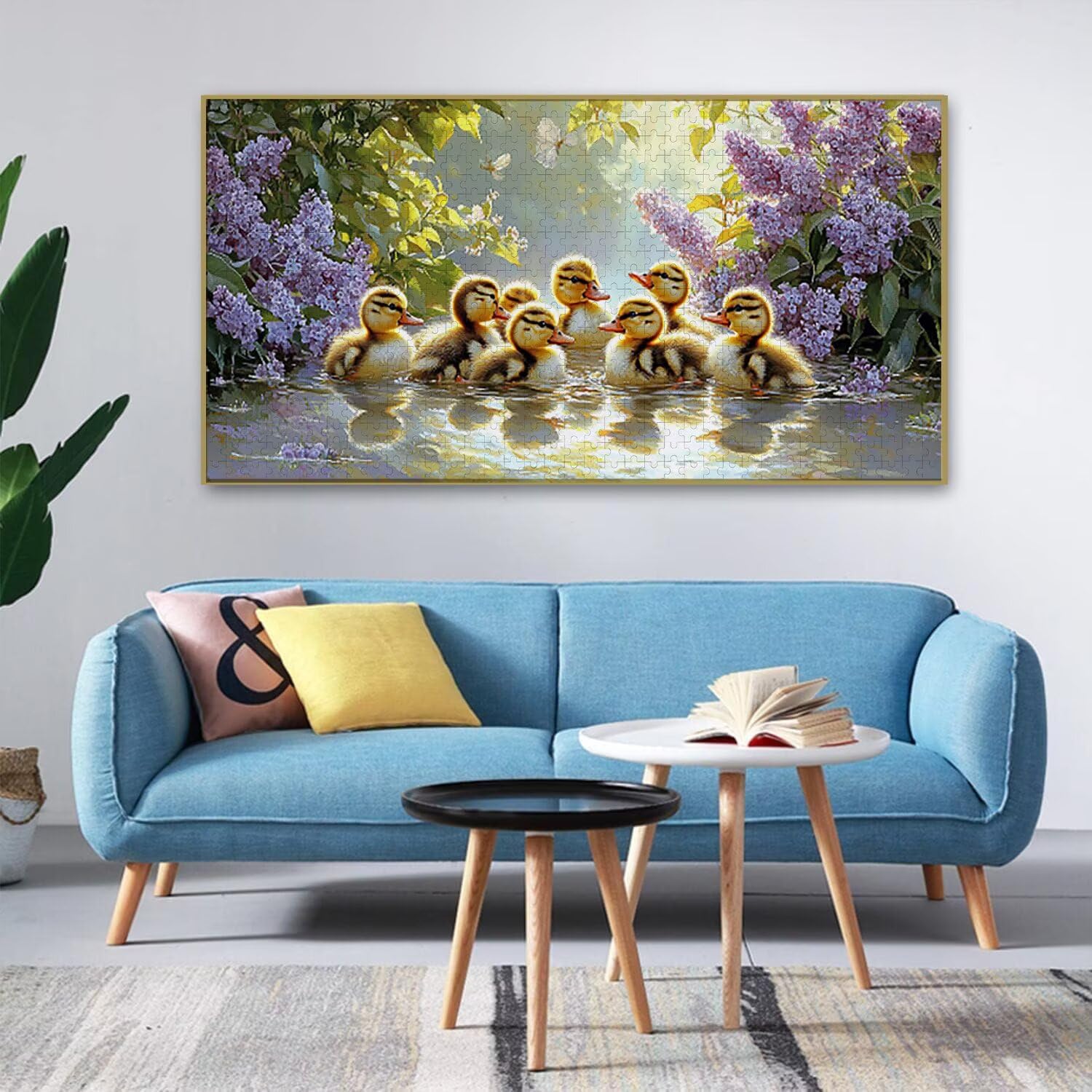Puzzle de Madera para Adultos 1312 Piezas - Lindo Pato, Obra de Arte de Juego de Rompecabezas para Adultos, Puzzle de Impresión de Alta Definición Multicolor, Pasatiempo Creativo Regalo b-604