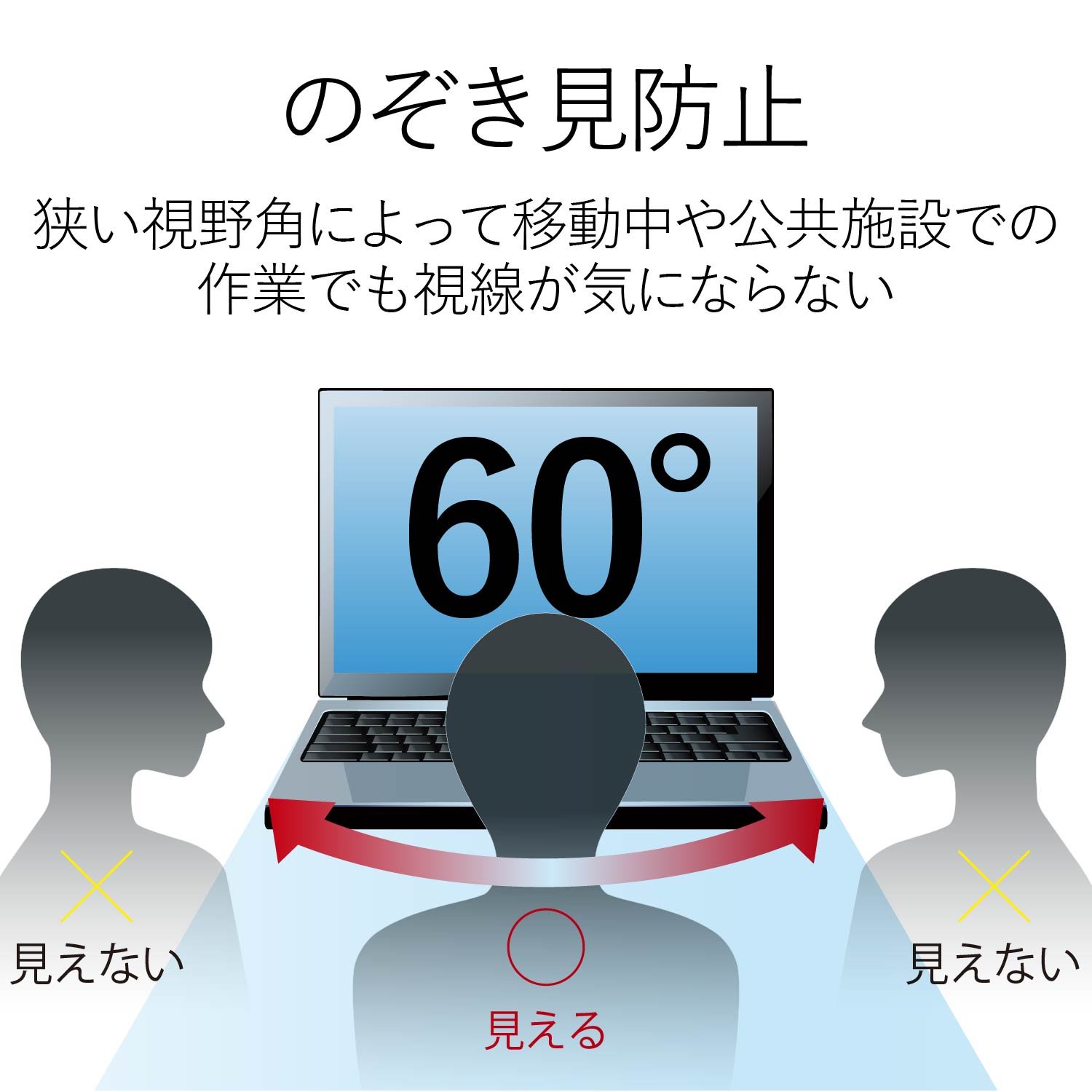 Amazon.co.jp: エレコム 液晶保護フィルム 日本製 覗き見防止
