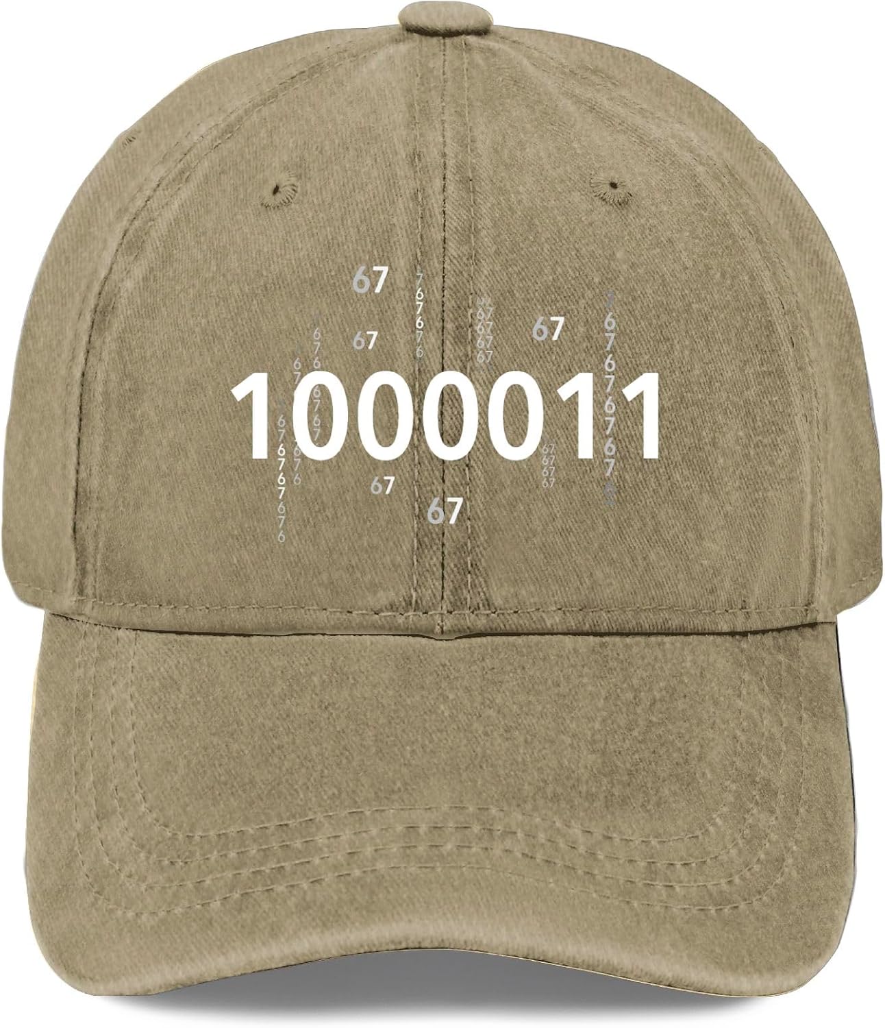 Funny 67 Meme Binary Code Math Teacher Brainrot Hat for Mens Aesthetic ...
