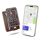 MFish Solar Wallet Tracker Card, Apple MFi Certified, Ultra-Thin 0.07