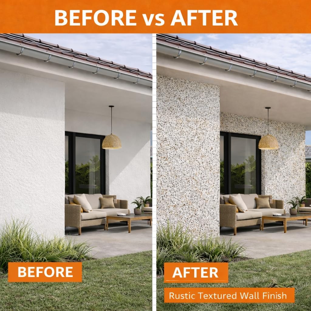 Premium Marble Granules Textured Wall Paint | 100% Natural Shade 3D Stone & Granite Luxury Finish | Decorative Interior & Exterior Wall Texture | Designer Marble Texture for Living Room & Outdoor
