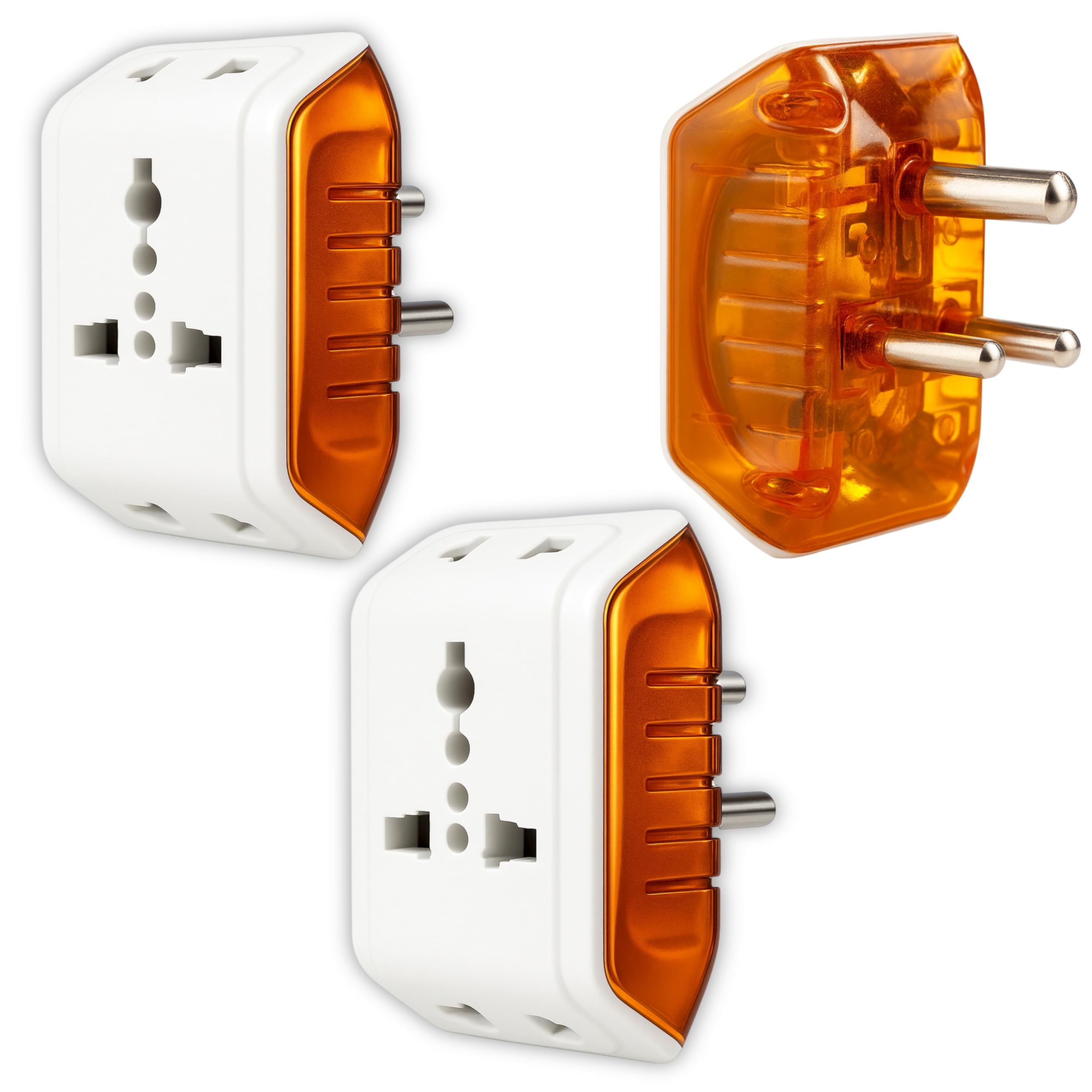 KAVANA 3 Pin Multi Plug Socket | Universal Travel Adaptor with Multiple Charging Ports, 6A Support, Compact Design | for Laptop, Smartphone, Hair Dryer, Iron-image-45