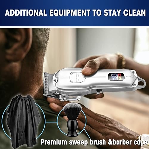 Miniatura 19 de Karrte Professional Hair Clippers/Hair Trimmer/Beard Shaver Kit for Men Cordless Barber Clipper Hair Cutting Kit, Beard Trimmers Haircut Grooming