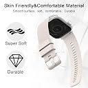 Meliya Bands Compatible with Apple Watch Band 49mm 46mm 41mm 45mm 38mm 42mm 40mm 44mm for Women Men, Soft Silicone Replacement Straps for iWatch Ultra 2 Series 10 9 8 7 SE 6 5 4 3 2 1 - Starlight gallery image