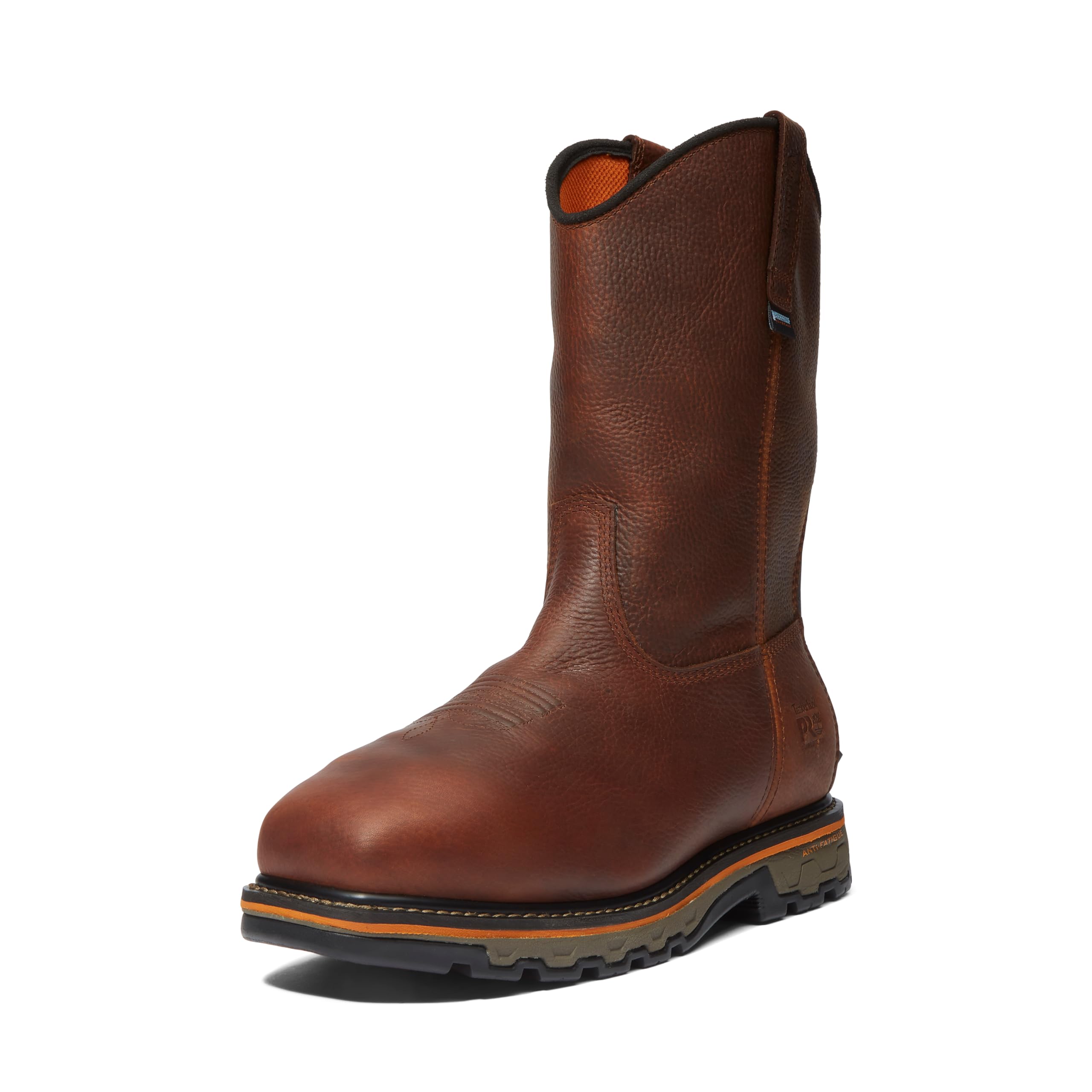 Timberland PRO mens True Grit Pull-on Composite Safety Toe Waterproof Internal Met Guard Industrial Western Work Boot