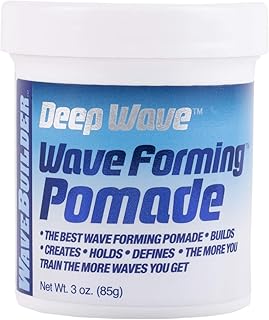 Deep Wave Forming Pomade | Original Formula Builds, Creates, Holds, Defines Hair Waves, 3 Oz