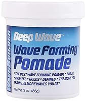 Vista 1 de WaveBuilder Deep Wave Forming Pomade Original Formula Builds, Creates, Holds, Defines Hair Waves, 3 Oz