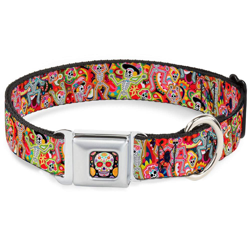 Collier de chien multicolore Buckle Down pour les promenades quotidiennes en ville