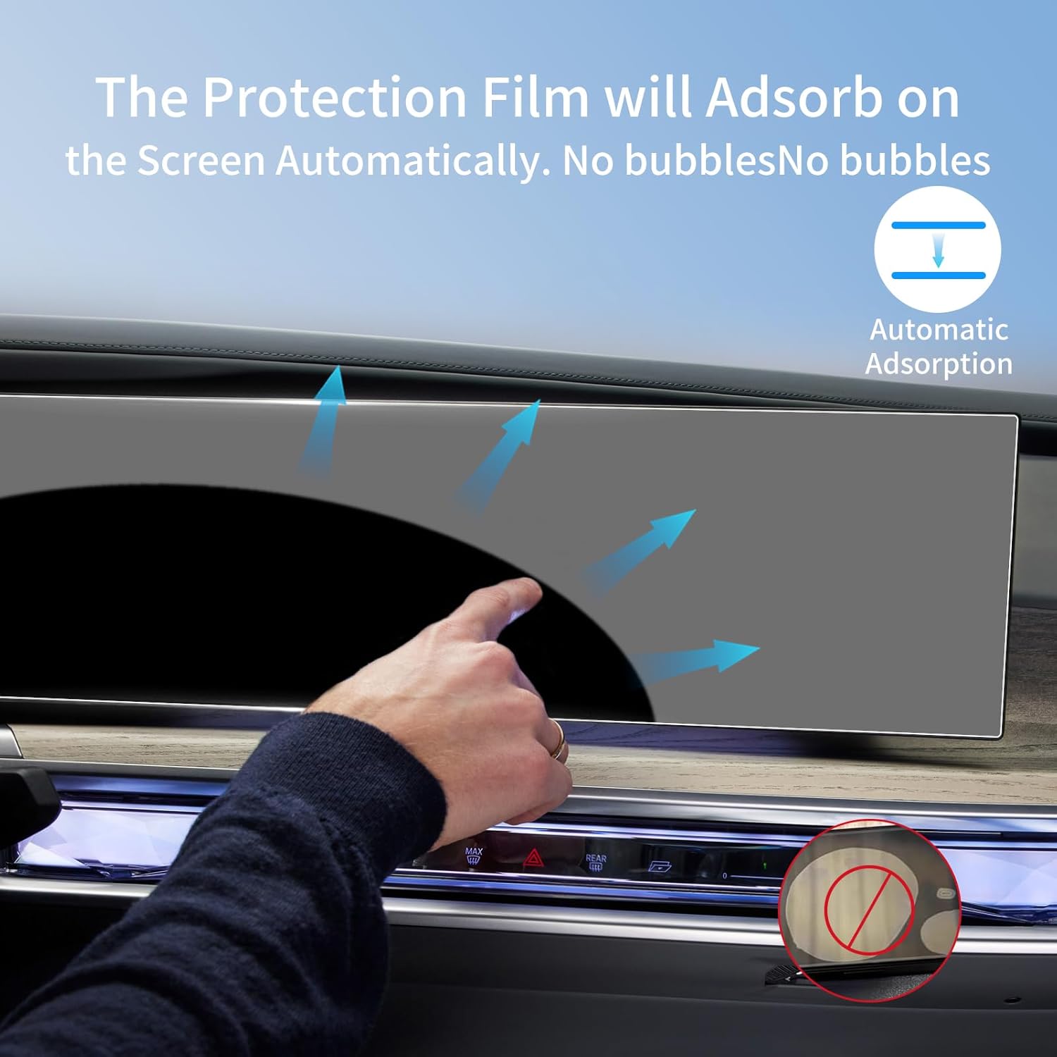 for 2023-2026 BMW 3/4/5/7 Series AIO Screen Protector【14.9"Navi+12.3"Dash】Integrated Tempered Glass Whole Screen for 2026 BMW M3/M4/M5 Series Interior Accessories 9H [No Glare&Fingerprint]