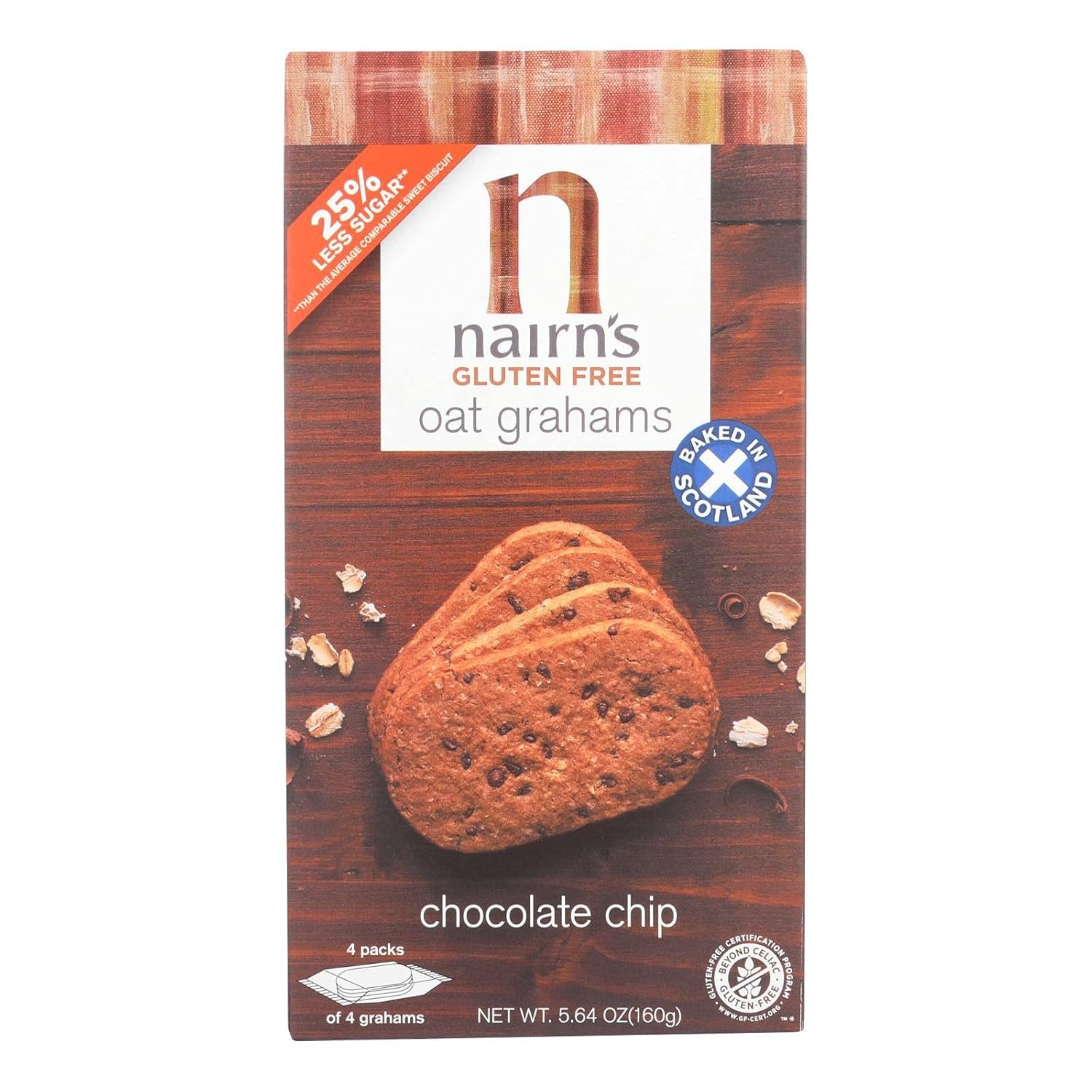 Nairns Cookie Oatmeal Choc Gf