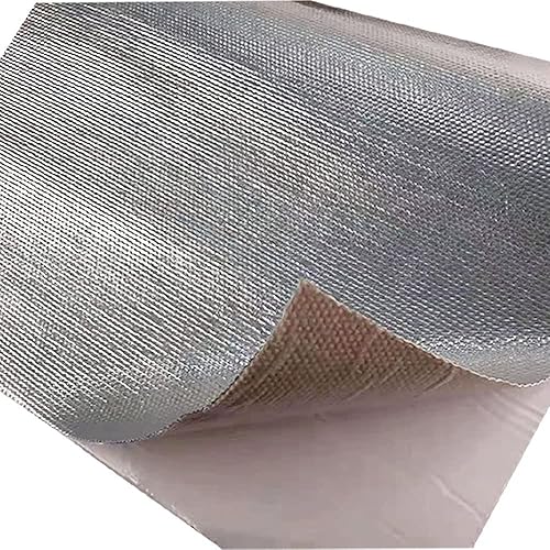 Miniatura 2 de 12" X 24" Manta de Escudo Térmico Aluminizada, Barrera Térmica con Adhesivo, Manta Térmica, Material Reflectante de Aislamiento de Fibra de Vidrio,