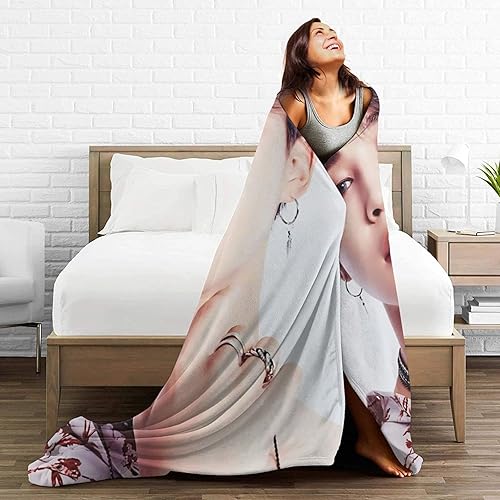 Miniatura 6 de Manta Park Jimin suave y cómoda manta de forro polar cálida manta de yoga, manta de playa, manta de picnic, manta de regalo para dormitorio,