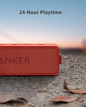 ANKER soundcore2スピーカー　（赤色、2個セット） Amazon.com: Anker SoundCore 2 Portable Bluetooth Speaker