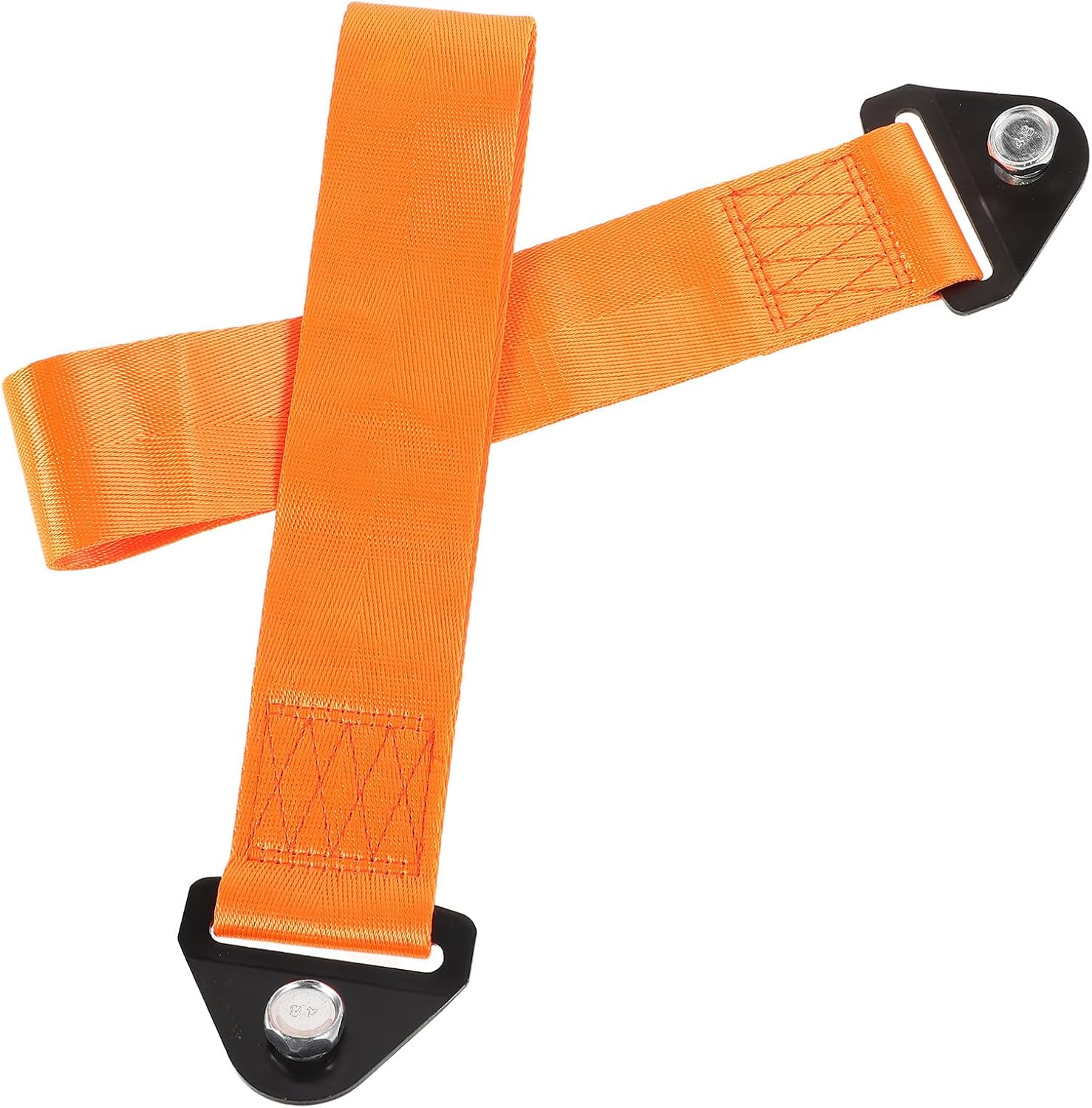 PRETYZOOM 2pcs Orange Car Tow Straps Set Sturdy Towing Rope for Vehicle Traction and Universal Portable Trailer Tow Belt for Trucks and Cars for Roadside Assistance