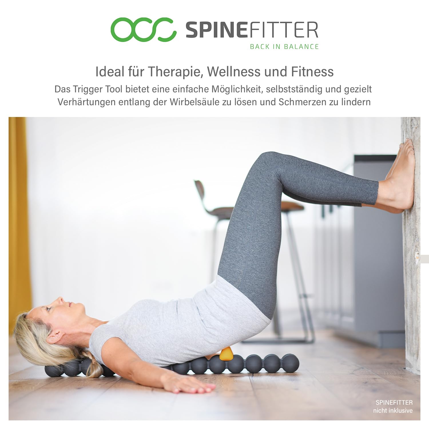 SPINEFITTER by SISSEL® Trigger Tool | Punktueller Druckaufbau | Effektive Schmerzlinderung & Lösen von Verspannungen | Robustes Material | Ideal für Rückengesundheit & Fitness | Leicht & Mobil
