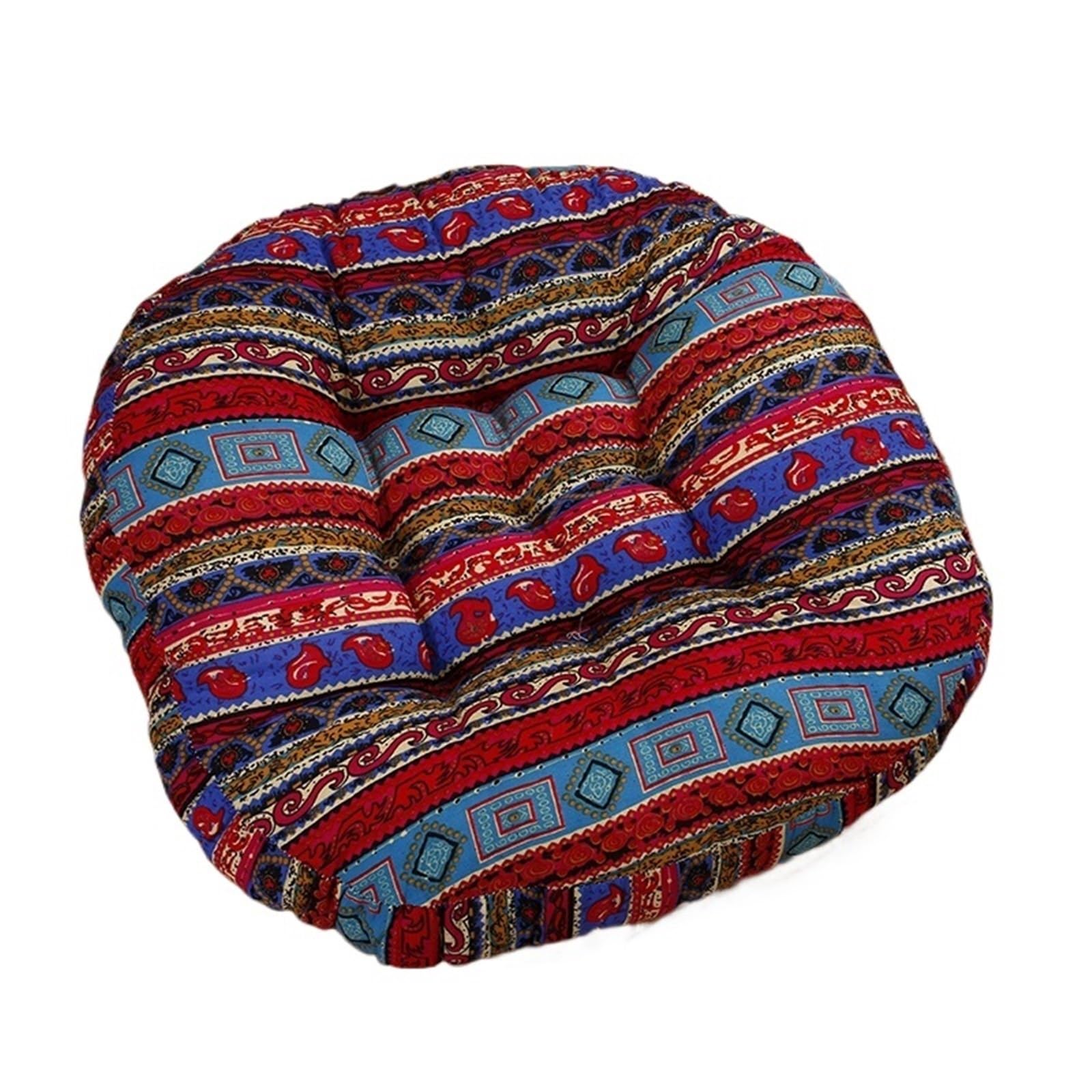 Grand coussin de chaise en coton et lin 42x42x8cm pour sol et canapé