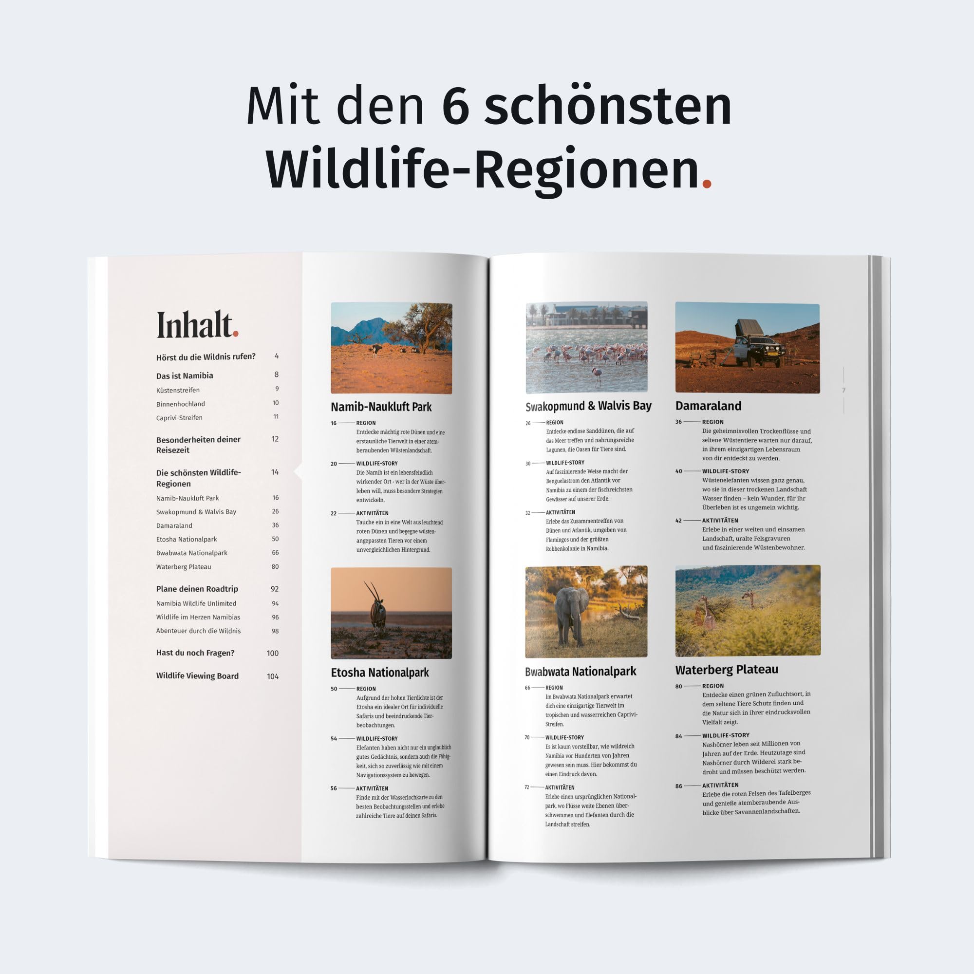 WILDLIFE TOUR GUIDE Reiseführer Namibia: Dein ultimativer Roadtrip-Guide für unvergessliche Tierbeobachtungen als Selbstfahrer (inkl. Etosha-Karte und App)
