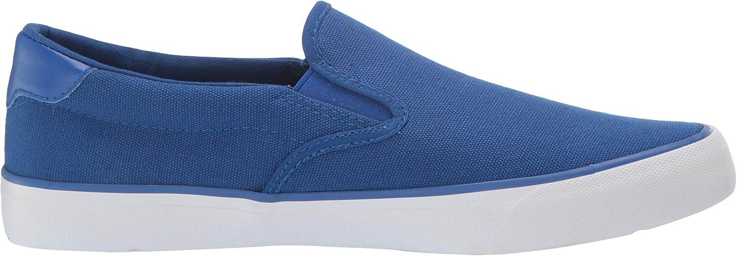 Lugz Men's Clipper Classic Slip-On Fashion Sneaker 9.5 Royal Blue/White