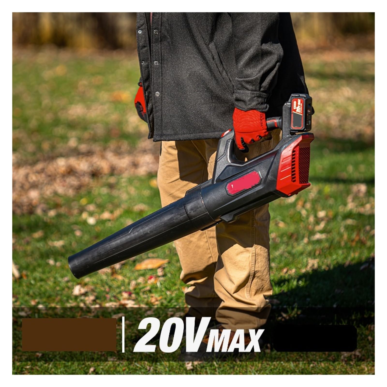Soplador Inalámbrico Del PDA De 20V Max 90 MPH 372 CFM 20V 4.0Ah, Potente Soplador De Polvo De Integración