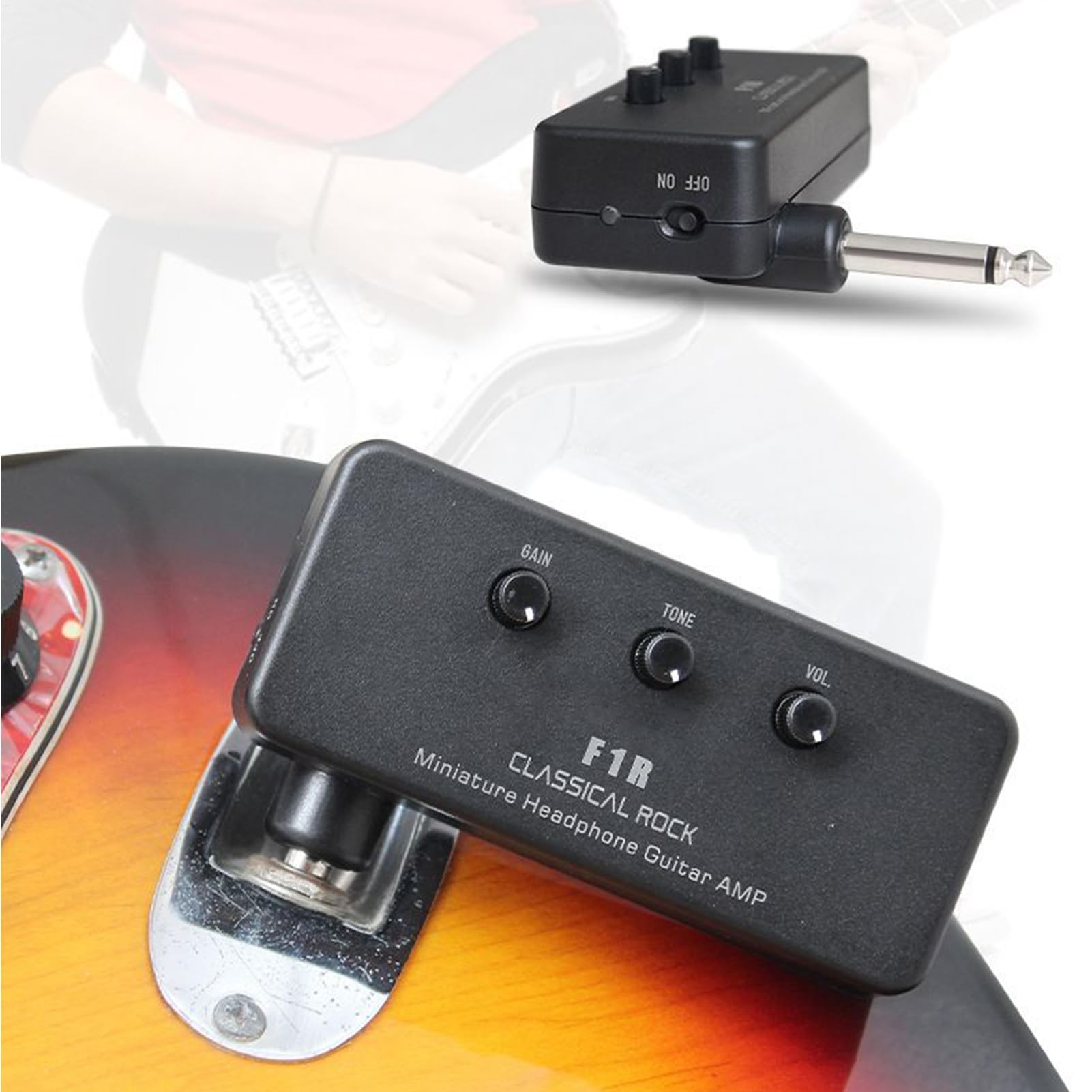 Amplificador De Guitarra Portátil Accesorios Electrónicos para Altavoces
