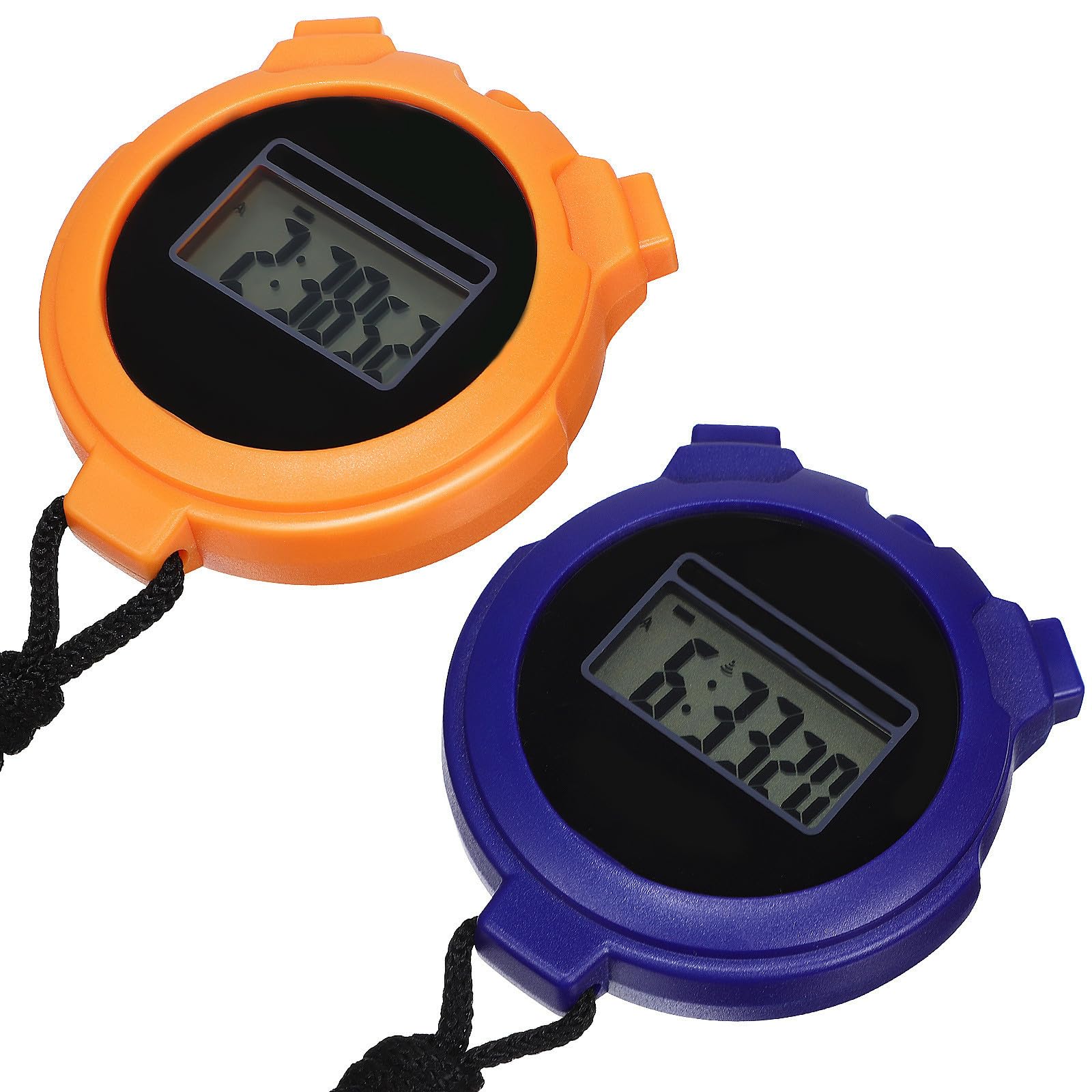 besportble sport timer 2pcs electronic digital sport stopwatch timer interval timer with large display for coaches swimming running sports training