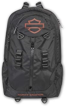 Harley-Davidson Oil Slick Bar & Shield Logo High-Density Backpack - Rugged Black