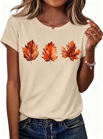 Women Leaf Graphic Tank Tops Summer Aesthetic Plant Print Hiking Adventure Sleeveless Casual Loose Blouse