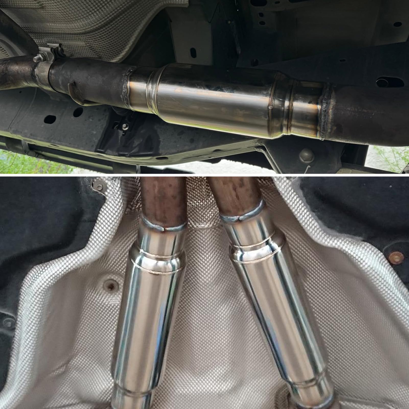 Silenziatori Di Scarico Sostitutivi Per Auto | Punta Di Scarico Auto Acciaio Inox - Ricambi Marmitte Riduzione Emissioni Guida Silenziosa Truck Sportivi