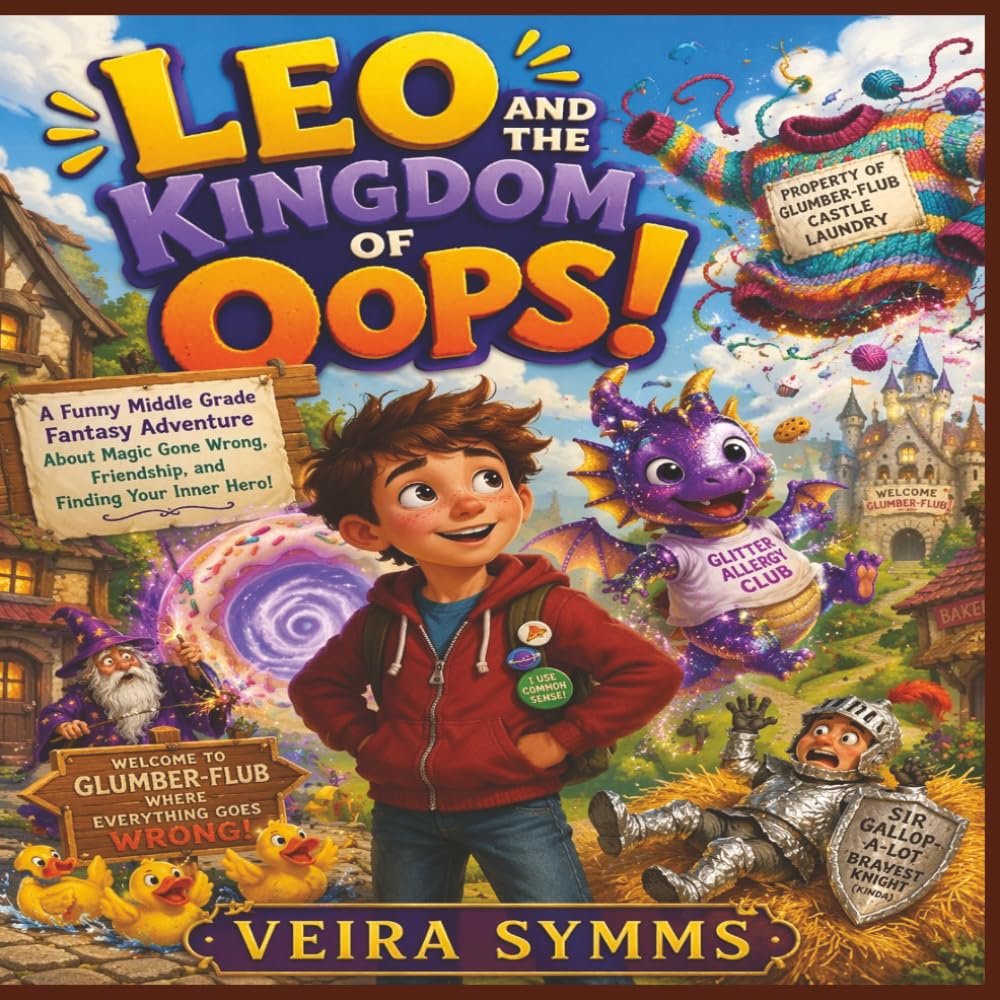 Leo and the Kingdom of Oops: A Funny Middle Grade Fantasy Adventure About Magic Gone Wrong, Friendship, and Finding Your Inner Hero.