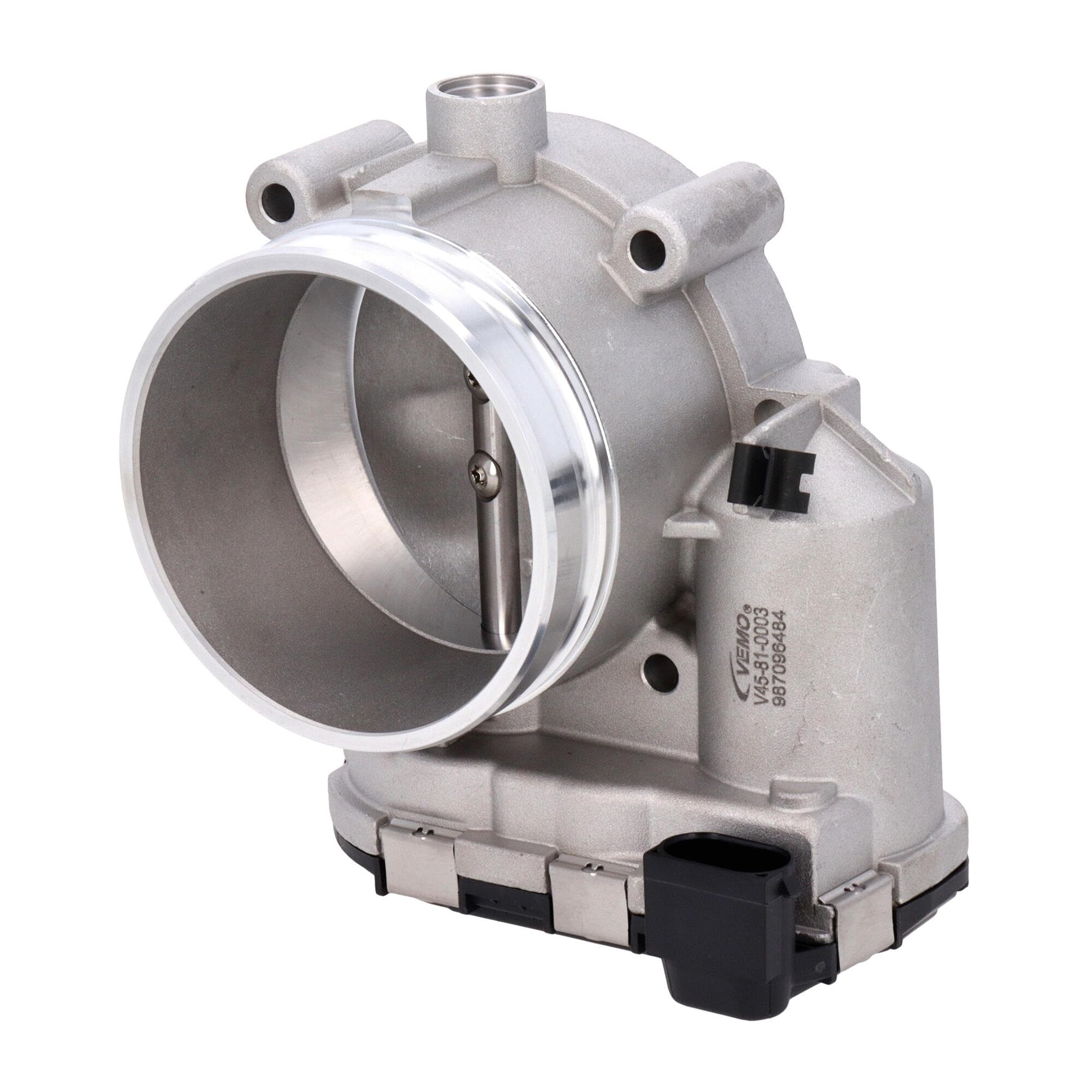 VEMO V40-81-0003 Drosselklappenstutzen Drosselklappe Steuergerät/Software muss angelernt/upgedatet werden Kompatibel mit OPEL Corsa C Schrägheck X01 0825243 1054143 825243 | V40-81-0003 passend für Agila Astra Corsa | V40-81-0003