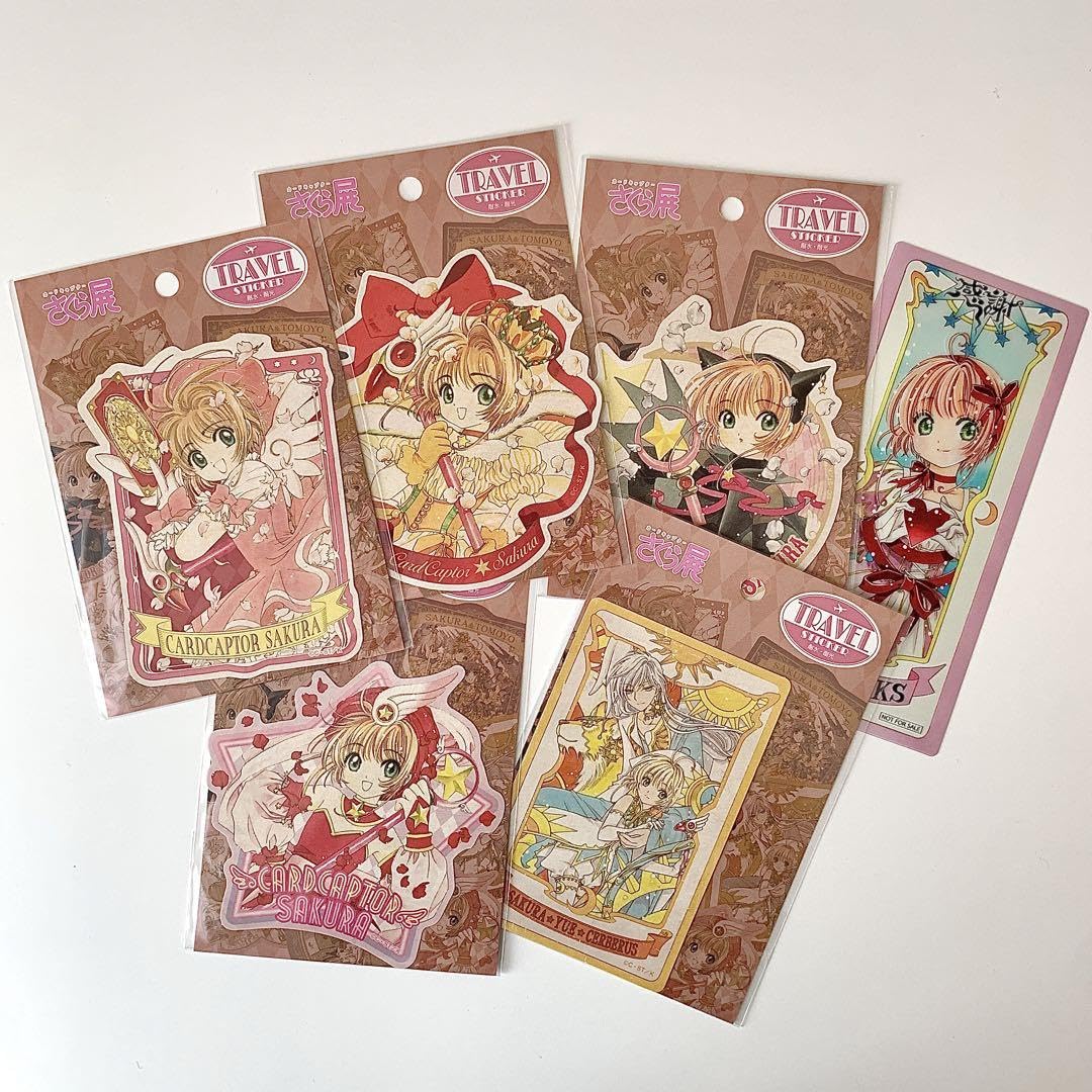 カードキャプターさくら展　ビッグしおり5点セット カードキャプターさくら展 ビッグしおり5点セット カードキャプター